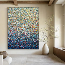 Load image into Gallery viewer, Colorful Pointillism Abstract Art - Perfect for Art Studio & Living Room LargeART2344