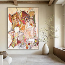 Load image into Gallery viewer, Colorful Abstract Collage 3 Canvas Painting, Great for Art - Centric Home & Creative Studio LargeART1171