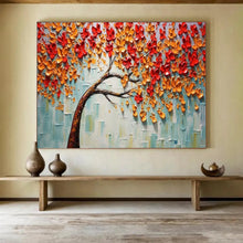 Load image into Gallery viewer, Autumn Blossom Tree Large - scale acrylic painting DLZ168