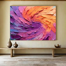 Load image into Gallery viewer, Colorful Swirl “Vibrant Motion” Painting on Canvas, Abstract Expressionist Art DKH820