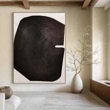 Load image into Gallery viewer, “Color - Blocked Abstract Figure” Abstract Painting on Canvas, Bohemian Bedroom Decor DKH1052