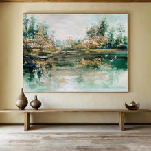Load image into Gallery viewer, Soft Toned Landscape Abstract - Tranquil Living Room or Bedroom Art LargeART1532