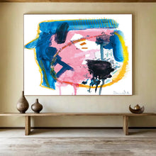 Load image into Gallery viewer, Colorful Abstract Face - Like Composition Abstract acrylic painting DLZ117