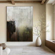 Load image into Gallery viewer, Earth - Toned Abstract Landscape Canvas Painting, Great for Rustic Living Room & Nature - Lover’s Office LargeART1151