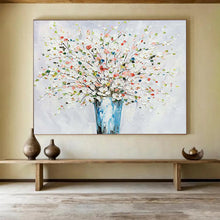Load image into Gallery viewer, “Vibrant Floral Bouquet” - Abstract Acrylic of a Colorful Flower Vase, Great for Dining Room and Bathroom DLZ220