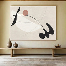 Load image into Gallery viewer, Geometric Abstract Painting on Canvas - “Balanced Forms” DKH738