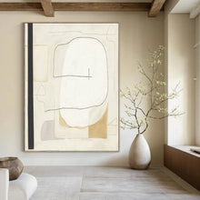 Load image into Gallery viewer, “Simple Line Abstract Forms” - Modernist Abstract Acrylic DTP025