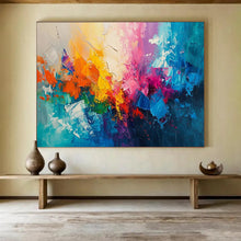Load image into Gallery viewer, Vibrant Color Burst Abstract Composition Abstract acrylic painting DLZ049