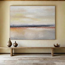 Load image into Gallery viewer, Warm - Hued Horizon Abstraction Abstract acrylic painting DLZ019