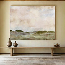 Load image into Gallery viewer, Soft Watercolor Landscape - Dreamy Living Room or Bedroom Art LargeART1488