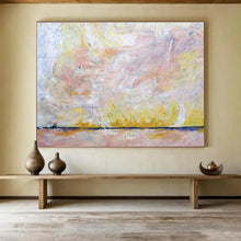 Load image into Gallery viewer, Pastel Sky Abstract Painting on Canvas DKH564