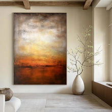 Load image into Gallery viewer, Sunset Horizon in Hues Art for Romantic Bedroom & Beachfront Bar LargeART0917