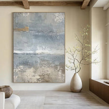 Load image into Gallery viewer, Gray - Toned Textured Abstract Art - Perfect for Living Room & Hallway LargeART2354