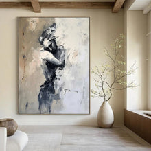 Load image into Gallery viewer, Abstract Solitary Figure Art, Suited for Contemplative Study & Modern Gallery LargeART1832