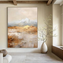 Load image into Gallery viewer, Abstract Mountain Landscape Canvas Painting, Perfect for Adventure - Themed Living Room & Zen - Inspired Den LargeART1219