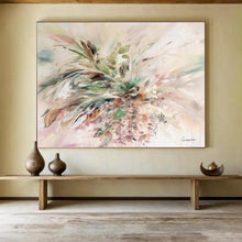 Load image into Gallery viewer, Nature's Wild Bouquet Abstract Painting on Canvas DKH535