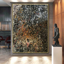 Load image into Gallery viewer, Large - Scale Dark Colorful Abstract Art for Game Room & Urban Bar LargeART0462