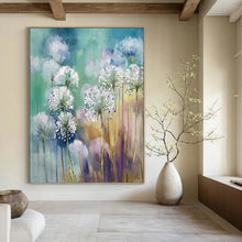 Load image into Gallery viewer, “Soft Floral Abstract” Abstract Painting on Canvas, Feminine Bedroom Decor DKH1032