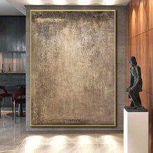 Load image into Gallery viewer, Textured Brown Field Acrylic Art - Perfect for Rustic - chic Café & Earthy - toned Spa LargeART0647