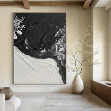 Load image into Gallery viewer, “Starry Night Voyage: Colorful Seascape” Abstract Painting on Canvas, Nautical Bedroom Decor DKH1048