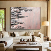Load image into Gallery viewer, Large-Scale Custom Hand-Painted Abstract Art for Bedroom & Hotel Library