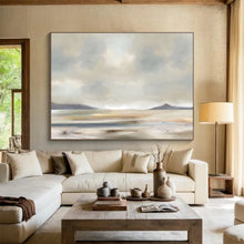 Load image into Gallery viewer, Soft - Toned Landscape Abstract Painting On Canvas DKH359