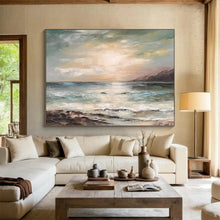 Load image into Gallery viewer, Sunset Sea View - Serene Bedroom Art LargeART1546