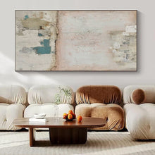 Load image into Gallery viewer, Pastel Textured Abstract Art for Bohemian - style Bedroom & Light - filled Art Café LargeART0954