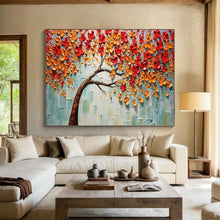 Load image into Gallery viewer, Autumn Blossom Tree Large - scale acrylic painting DLZ168