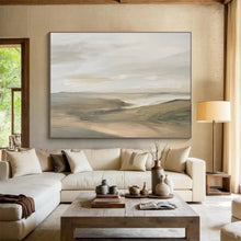Load image into Gallery viewer, Earthy Landscape Abstract Painting for Rustic Cottage & Nature - Themed Office DKH247