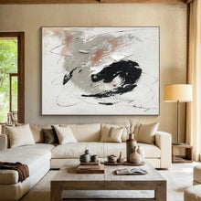 Load image into Gallery viewer, Abstract Textured Swirls - Artistic Living Room Art LargeART1564