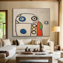 Load image into Gallery viewer, Colorful Robot Fantasy Playful Shapes & Bright Hues on Canvas DLZ001