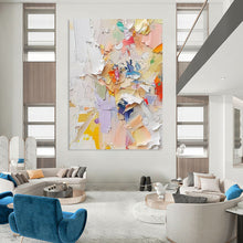 Load image into Gallery viewer, “Translucent Leaf Abstraction” Abstract Nature - Inspired Painting on Canvas, Elegant Decor DKH971