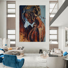 Load image into Gallery viewer, “Impressionistic Nude Figure” - Expressive Figurative Art on Canvas DKH1651