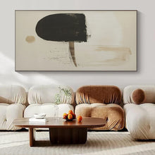 Load image into Gallery viewer, Earthy Tones Abstract Art for Rustic Farmhouse Living Room & Nature - themed Café LargeART0935