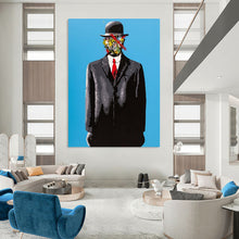 Load image into Gallery viewer, Pop - Art Abstract Figure Painting, Colorful Graffiti - Masked Art for Urban Loft & Creative Office LargeART2185