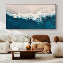 Load image into Gallery viewer, Aerial Ocean View Painting, Suited for Beach House Entryway & Coastal - Inspired Living Room LargeART1400