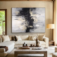 Load image into Gallery viewer, Monochrome Urban Abstract Acrylic Art - Great for Industrial - style Home & Art Gallery LargeART0546