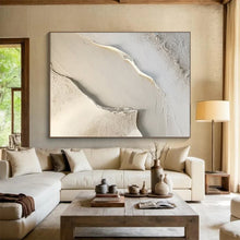 Load image into Gallery viewer, Textured Neutral Abstract - Sophisticated Living Room Art LargeART1512