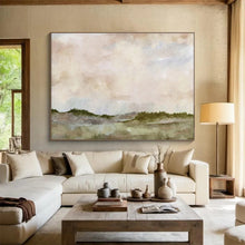 Load image into Gallery viewer, Soft Watercolor Landscape - Dreamy Living Room or Bedroom Art LargeART1488
