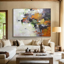 Load image into Gallery viewer, Substantial Dark Abstract Split Acrylic Art for Modern Studio Decor LargeART0261