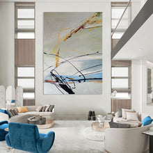 Load image into Gallery viewer, Dynamic Strokes - Bold Line Abstract Acrylic, Fit for Energetic Home Gyms and Modern Art Galleries at Home DTP035