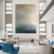 Load image into Gallery viewer, “Calm Dusk” Muted gray - blue tones, smooth gradients. DTP299