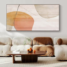 Load image into Gallery viewer, Earthy - Toned Abstract Layers Acrylic Art, Ideal for Bohemian - Style Living Room & Nature - Inspired Studio LargeART1059