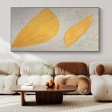 Load image into Gallery viewer, Yellow Leaf - Shaped Abstract Acrylic Art, Ideal for Garden Room & Kids’ Playroom LargeART0990