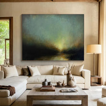 Load image into Gallery viewer, Abstract Landscape Painting on Canvas - “Mystic Glow” DKH777