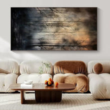 Load image into Gallery viewer, Misty Forest at Dusk Abstract Canvas Painting, Ideal for Cozy Reading Nook & Nature - Inspired Bedroom LargeART1204