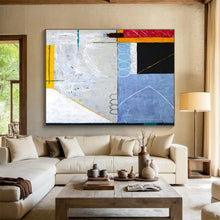 Load image into Gallery viewer, Modern Color - Block Abstract Painting on Canvas DKH570