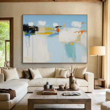 Load image into Gallery viewer, Hand - painted Substantial Colorful Abstract Minimalist Scene Acrylic Art for Modern Home Offices LargeART1757