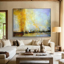 Load image into Gallery viewer, Golden Sunset Landscape - Relaxing Living Room Art LargeART1586